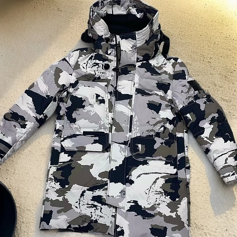 男士秋冬休闲百搭羽绒服  迷彩