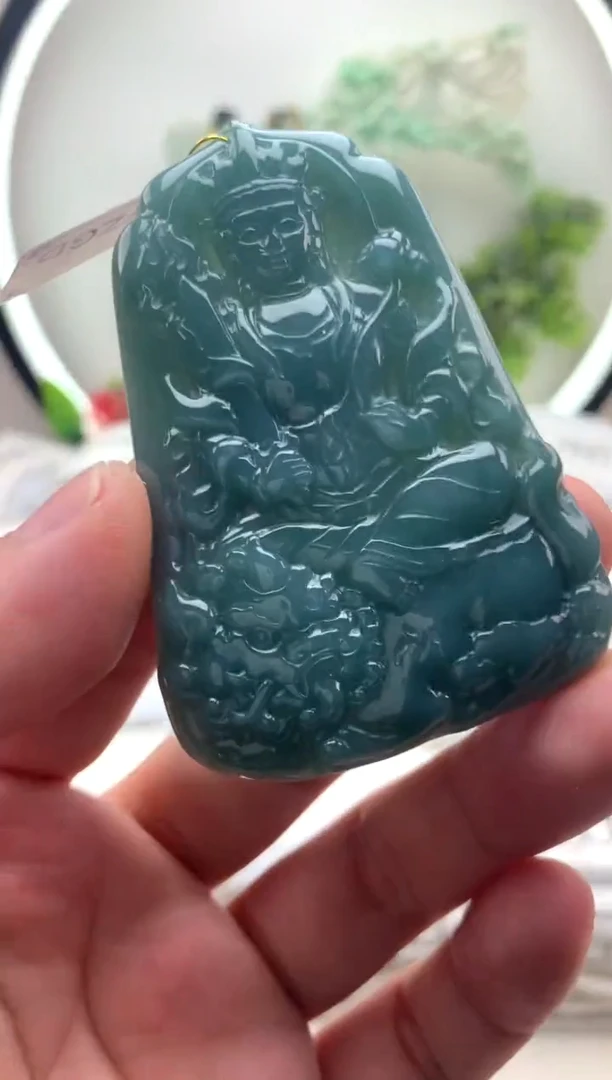 颈饰未镶嵌翡翠文殊