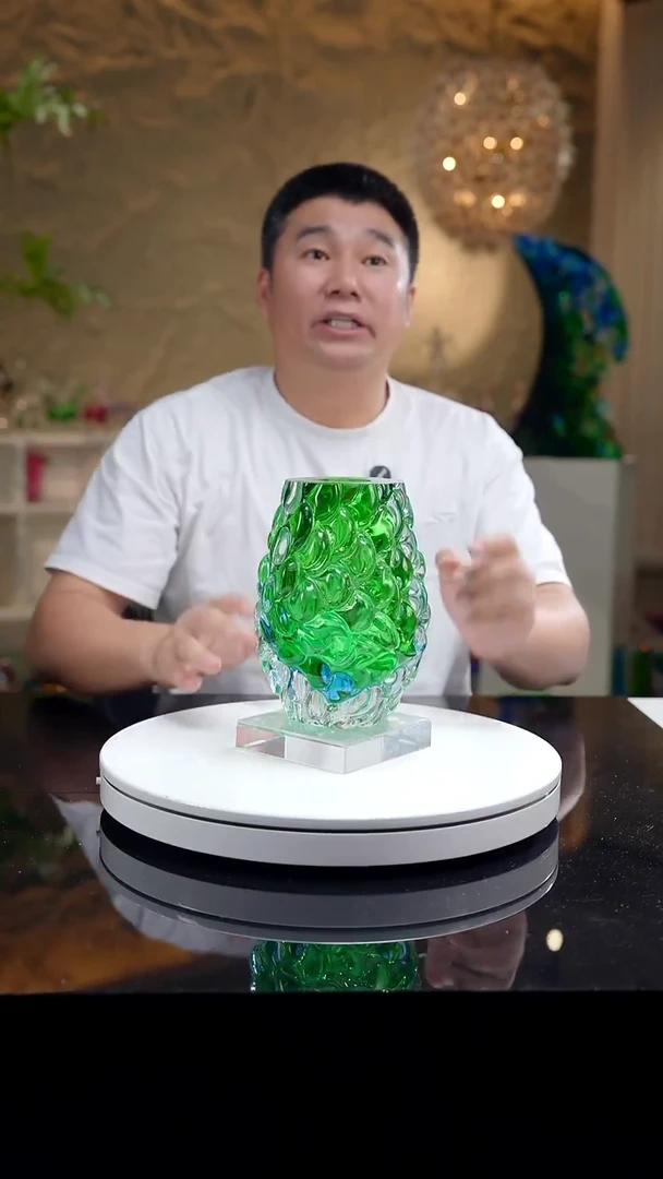 设计款双色琉璃花器