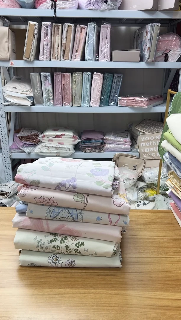 棉纯棉纯棉四件套四季款颜色随机发
