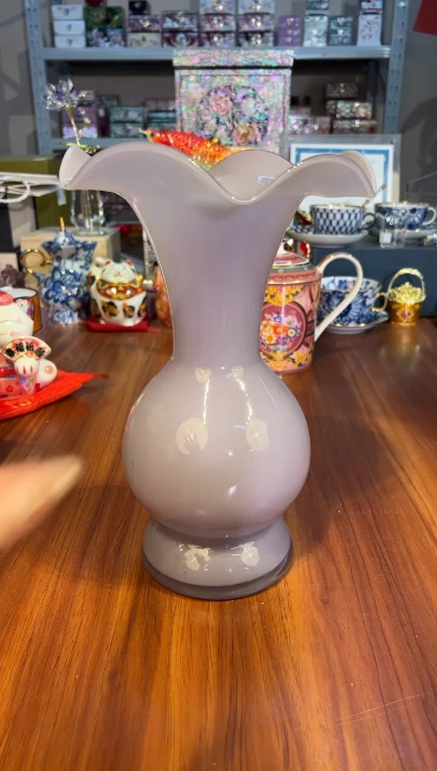 20紫色琉璃花.瓶