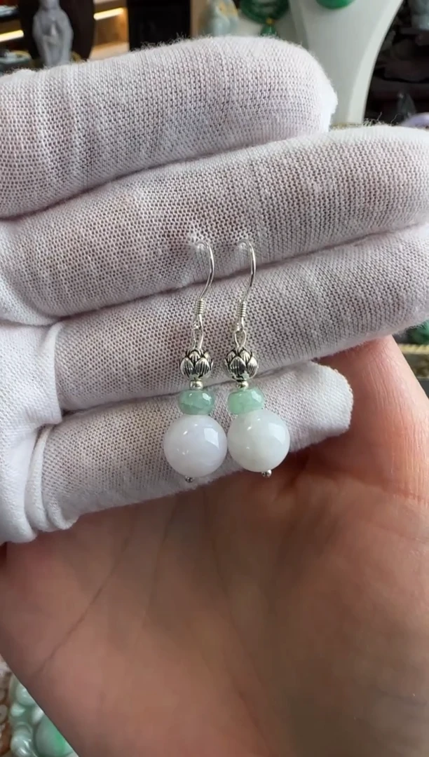 【闪购商品】翡翠耳饰未镶嵌耳饰