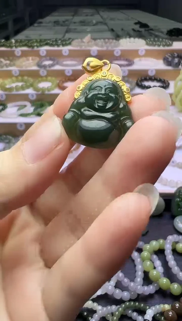 和田玉未镶嵌颈饰3号链接（一物一拍）