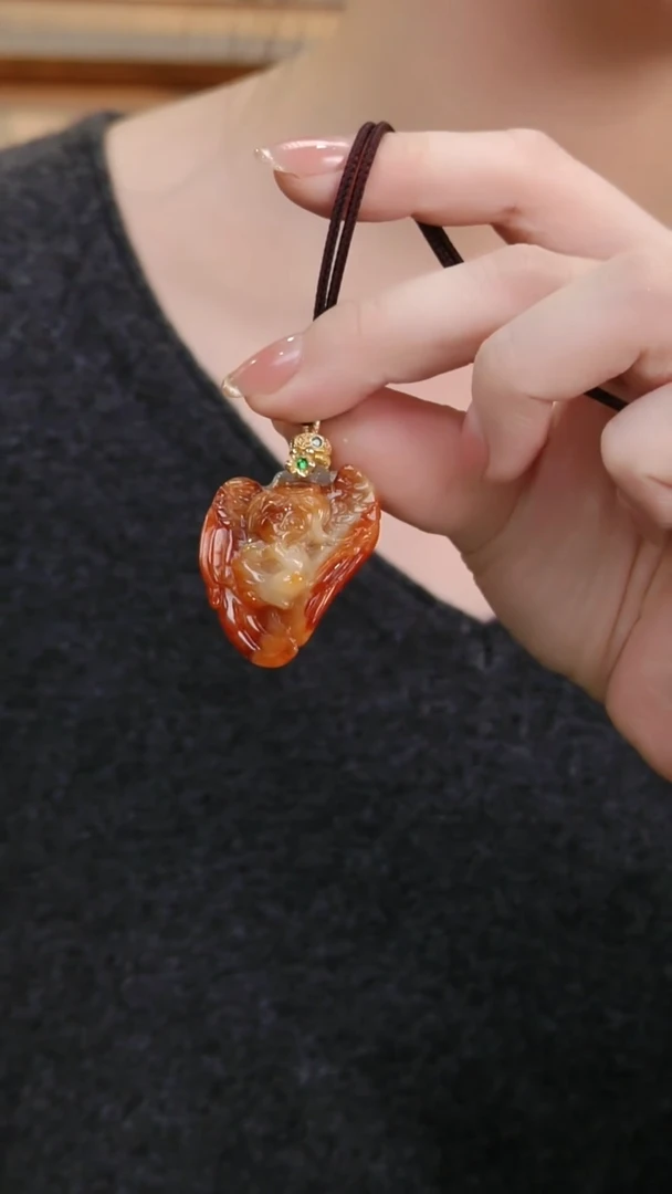 颈饰未镶嵌翡翠国风