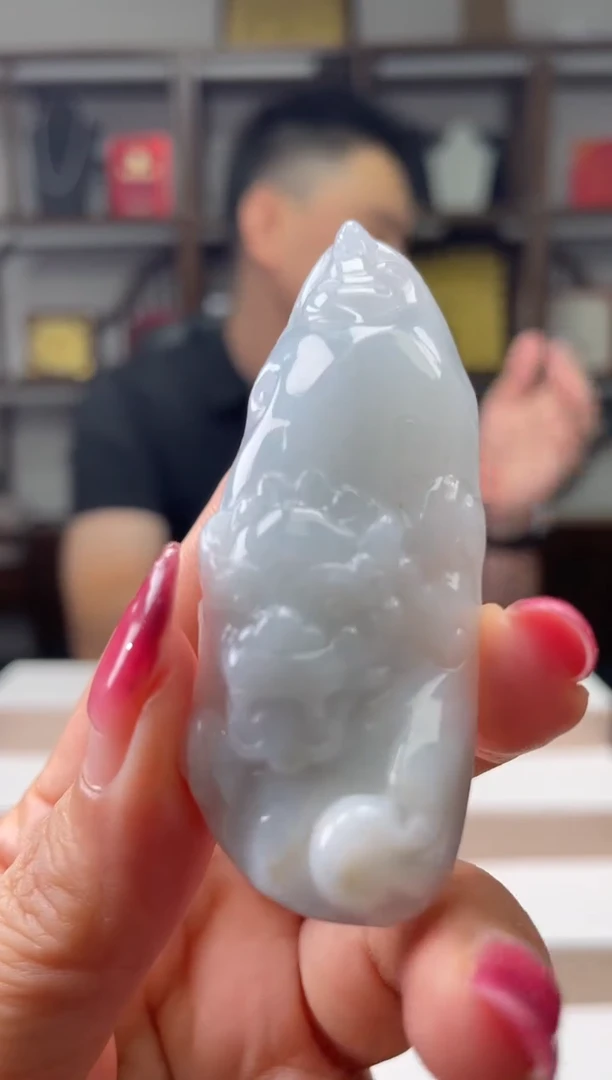 吊坠(不含链)未镶嵌翡翠天然A货翡翠多样性发其一JYZY-11.06-19