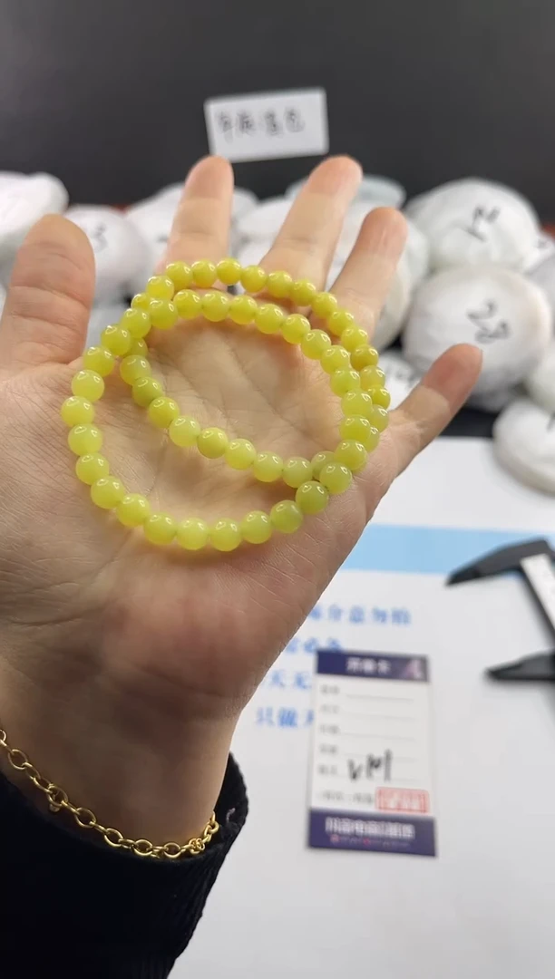 未镶嵌岫玉手串多样性发货