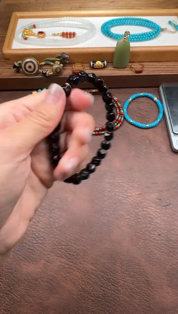 18K金镶嵌绿松石配饰配饰静***~配饰配饰