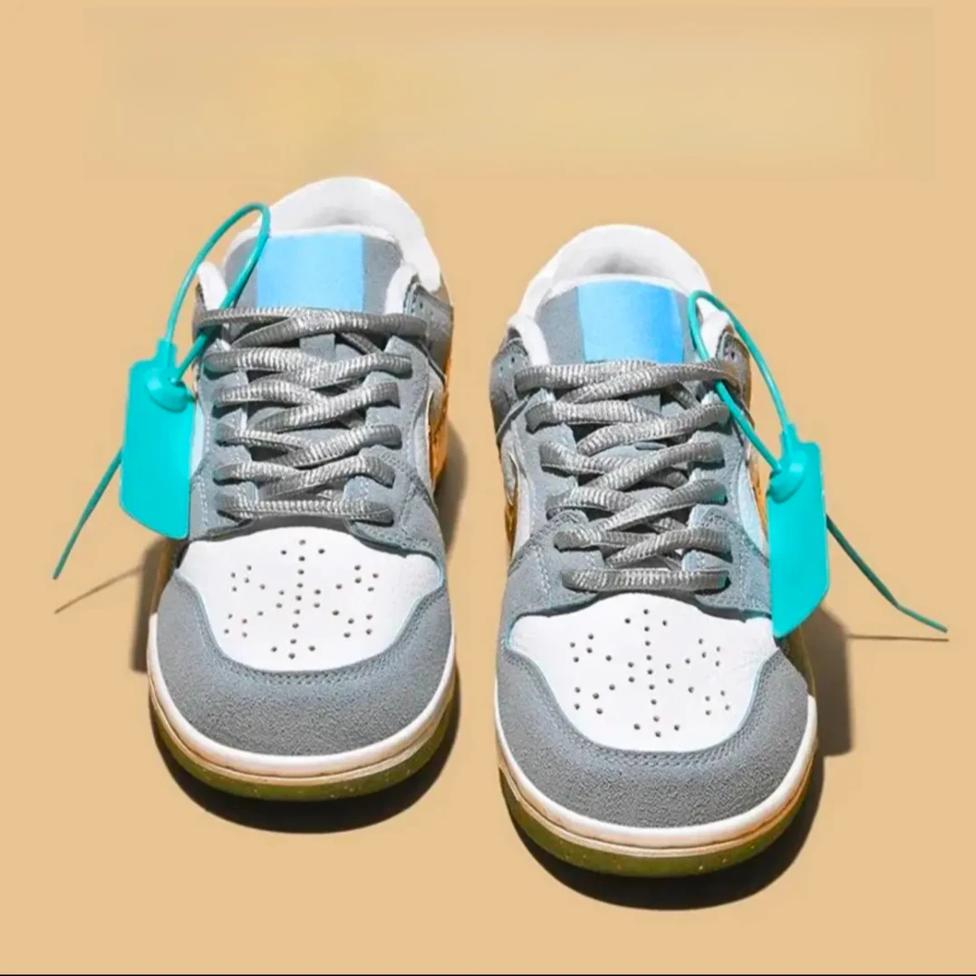 DUNK冰雪奇缘三太子黑神话悟空联名情侣板鞋空军一号纯白低帮板鞋