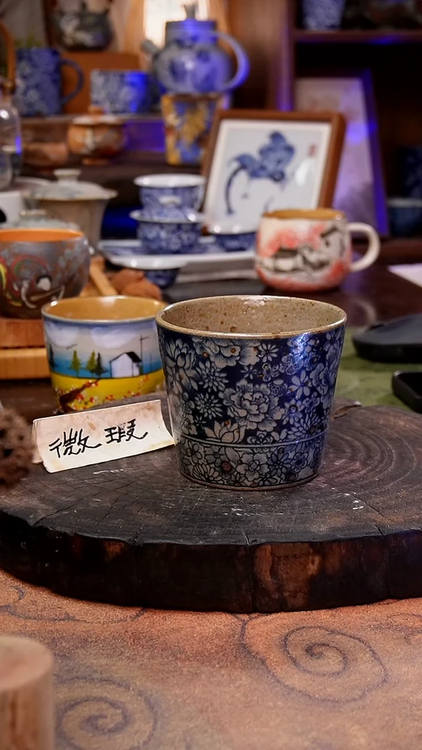 杯子万花手工手绘手工手绘