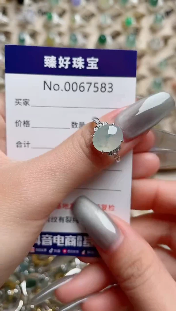 【闪购商品】翡翠戒指银S925镶嵌.............