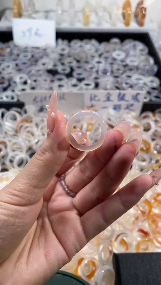 玛瑙/玉髓戒指未镶嵌36