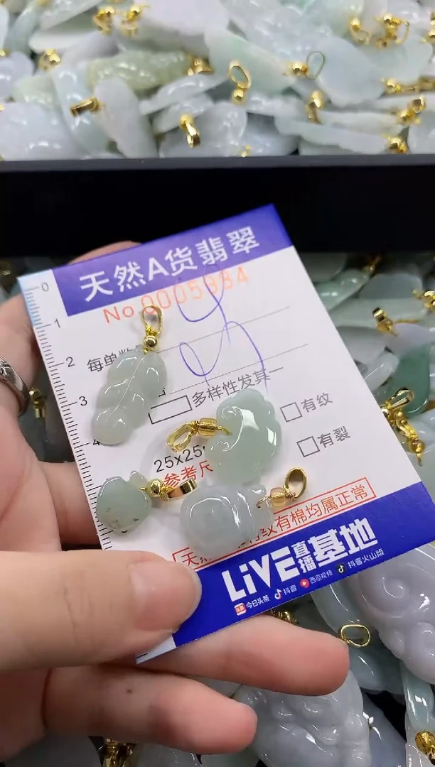 颈饰未镶嵌翡翠天然A货翡翠