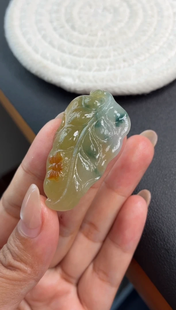 未镶嵌定制翡翠叶子
