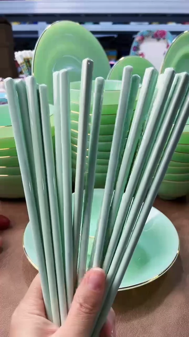 玉瓷筷子10双景德镇餐具