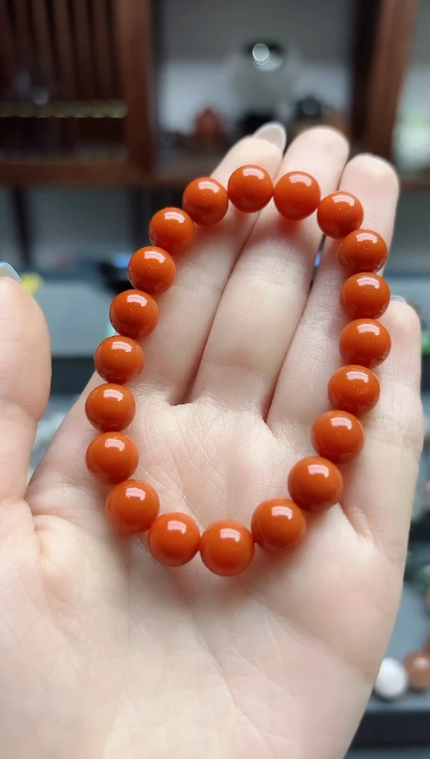 【闪购商品】南红玛瑙手串未镶嵌南红手串*1 JY