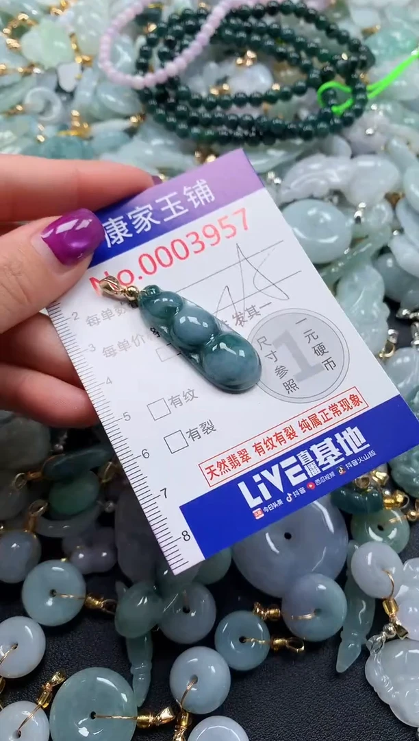 颈饰未镶嵌翡翠3957