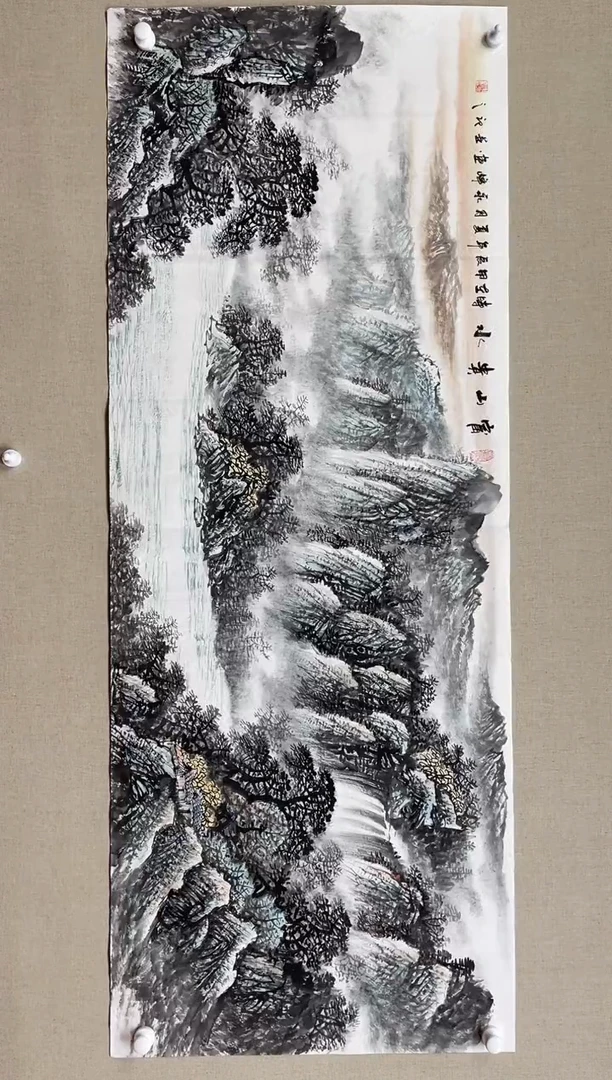 国画180*68 谢永峰谢永峰谢永峰谢永峰