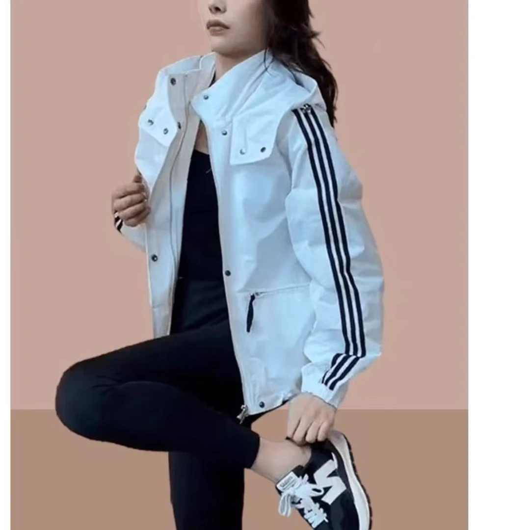 2025春秋季新款女士短外套爆款冲锋衣洋气夹克小个子女装上衣大码