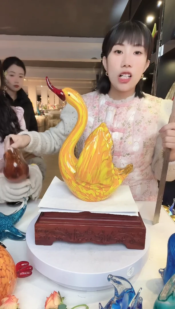 【闪购商品】茶盏琉璃摆件家居摆件