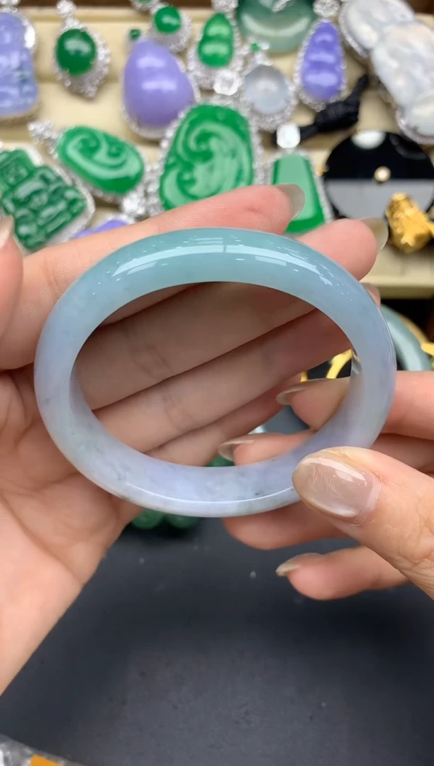 翡翠手镯未镶嵌212-春日珠宝