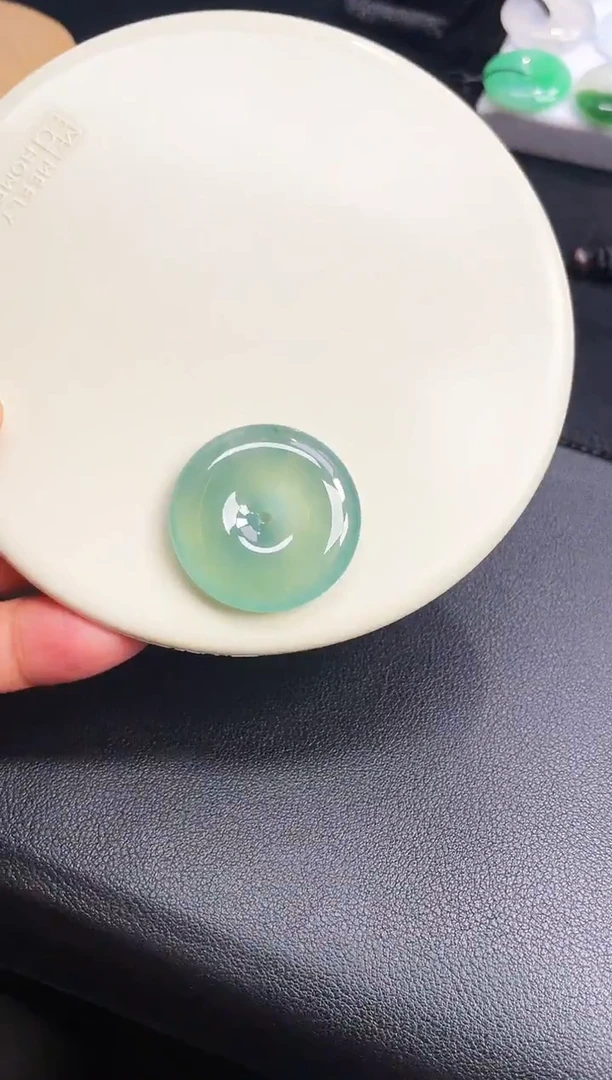 颈饰未镶嵌翡翠【46】平安扣 尺寸 29.9   6.3mm