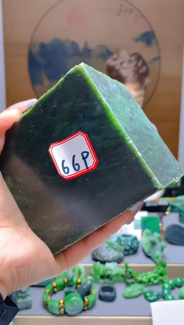 【闪购商品】和田玉（碧玉）珠宝半成品未镶嵌1