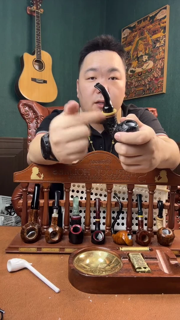 石楠木木雕款意大利进口石楠木烟斗
