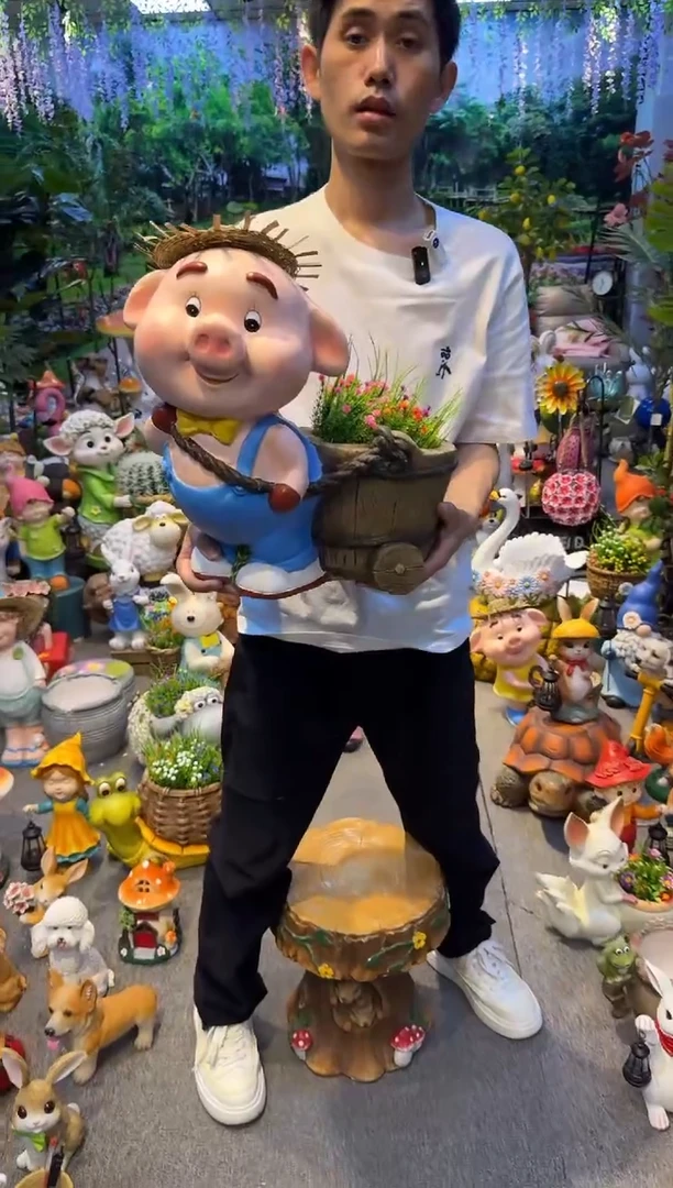 陶瓷花园庭院摆件&00&