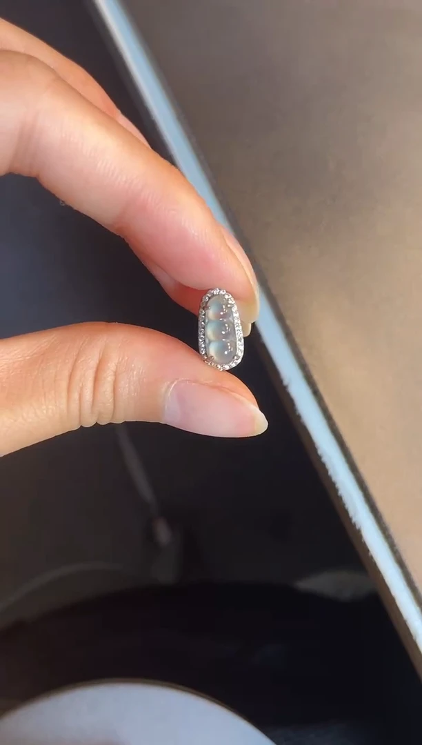 吊坠(不含链)银S925镶嵌翡翠1