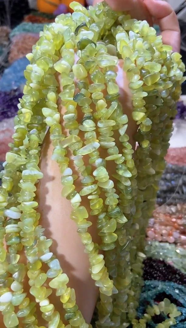 水晶珠宝半成品未镶嵌青提