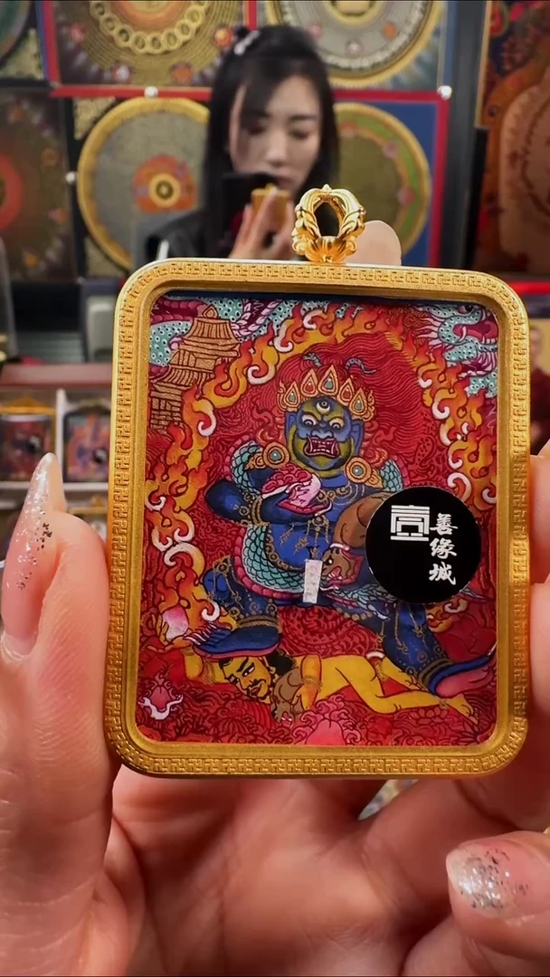 【闪购商品】吊坠壹善缘城手绘唐卡新春大促黑C