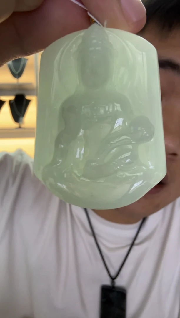 【闪购商品】翡翠颈饰未镶嵌天然翡翠A货孤品一件