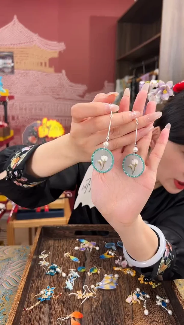 【闪购商品】刺绣苏绣世家非遗手工（耳环）