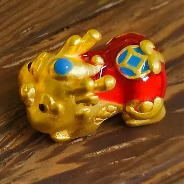 玉麓 足金999烧蓝貔貅宝宝（定价）