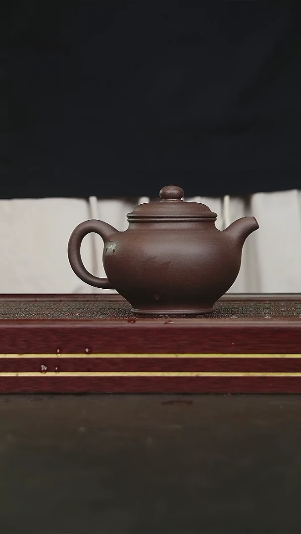 茶壶紫砂紫泥掇只fb