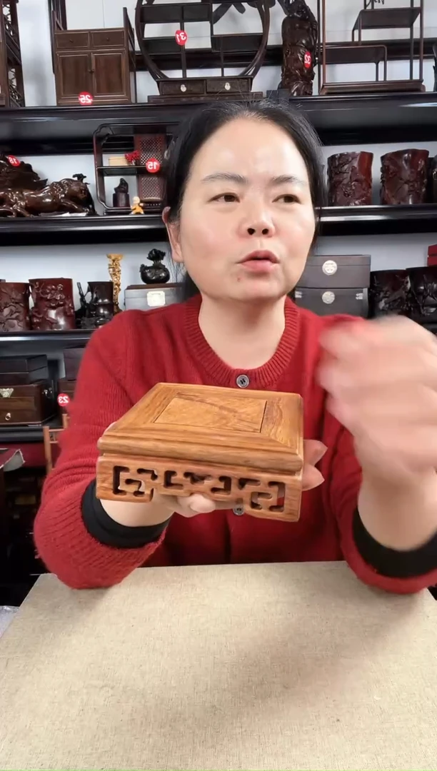 木老李红木工艺品花梨正方