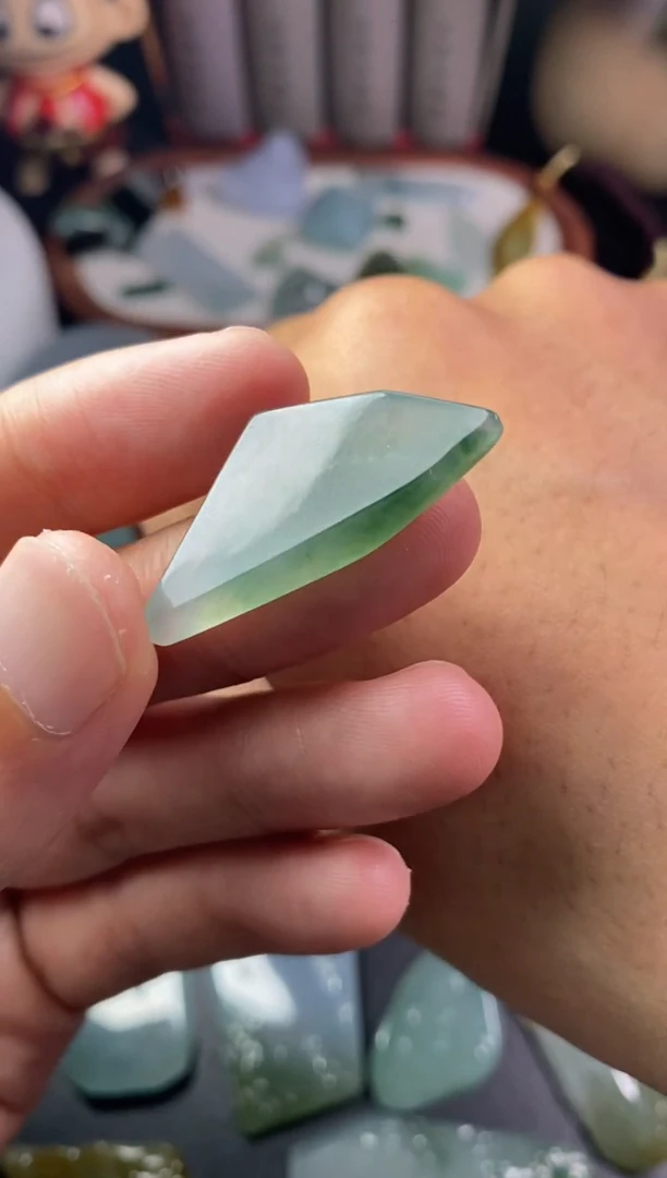 定制翡翠未镶嵌翡翠片料定制未镶嵌5.27-29
