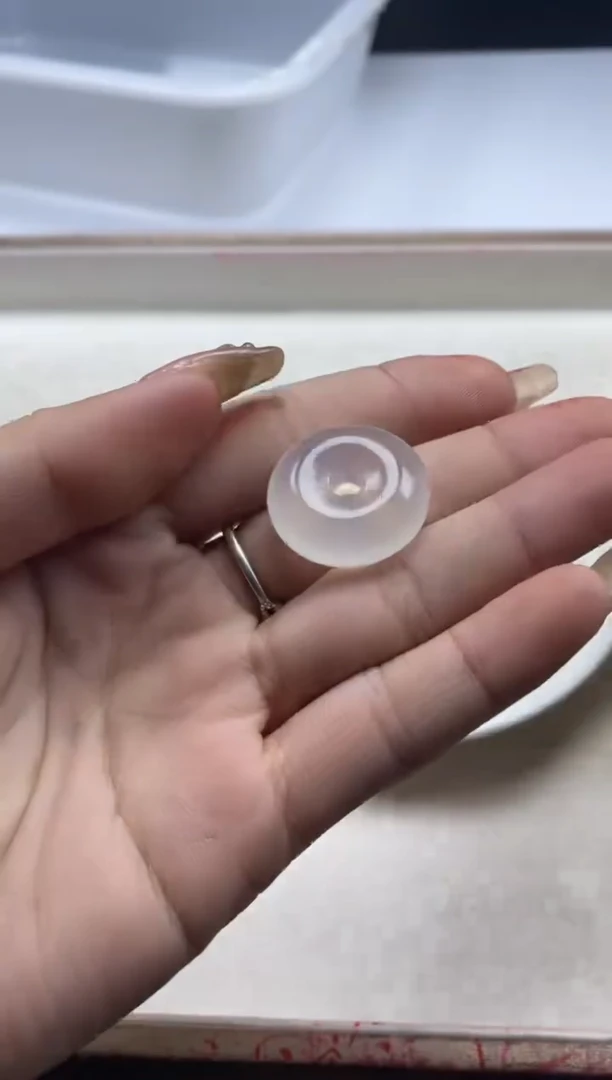 【闪购商品】玛瑙/玉髓颈饰未镶嵌x1139荔枝冻平安扣*1