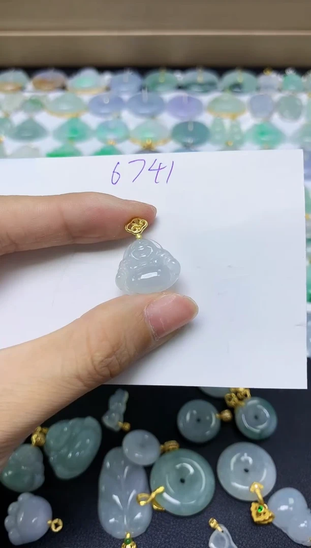 翡翠未镶嵌颈饰天然自然緬甸A貨翡翠