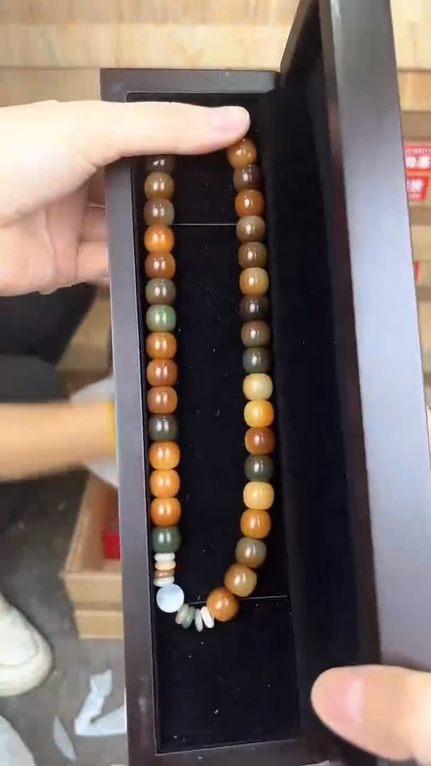 品茗文玩阁敦煌菩提双圈链接@@L047