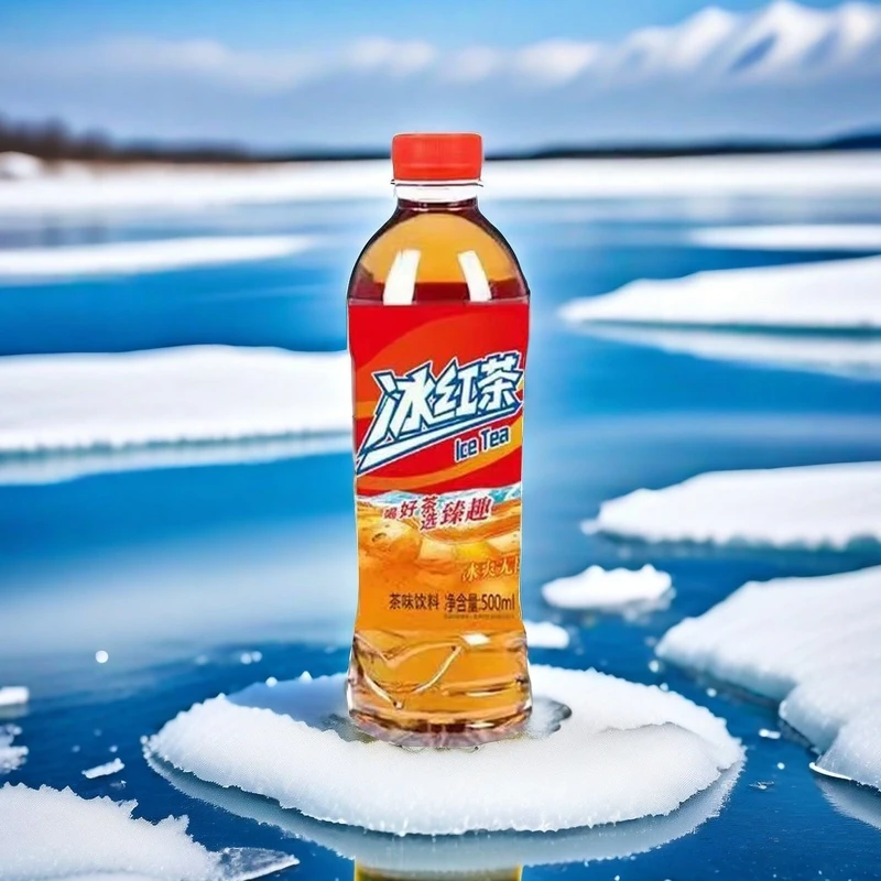 【厂家直发】清爽解渴红茶柠檬味饮料批发福利茶饮料500ml*9瓶整箱