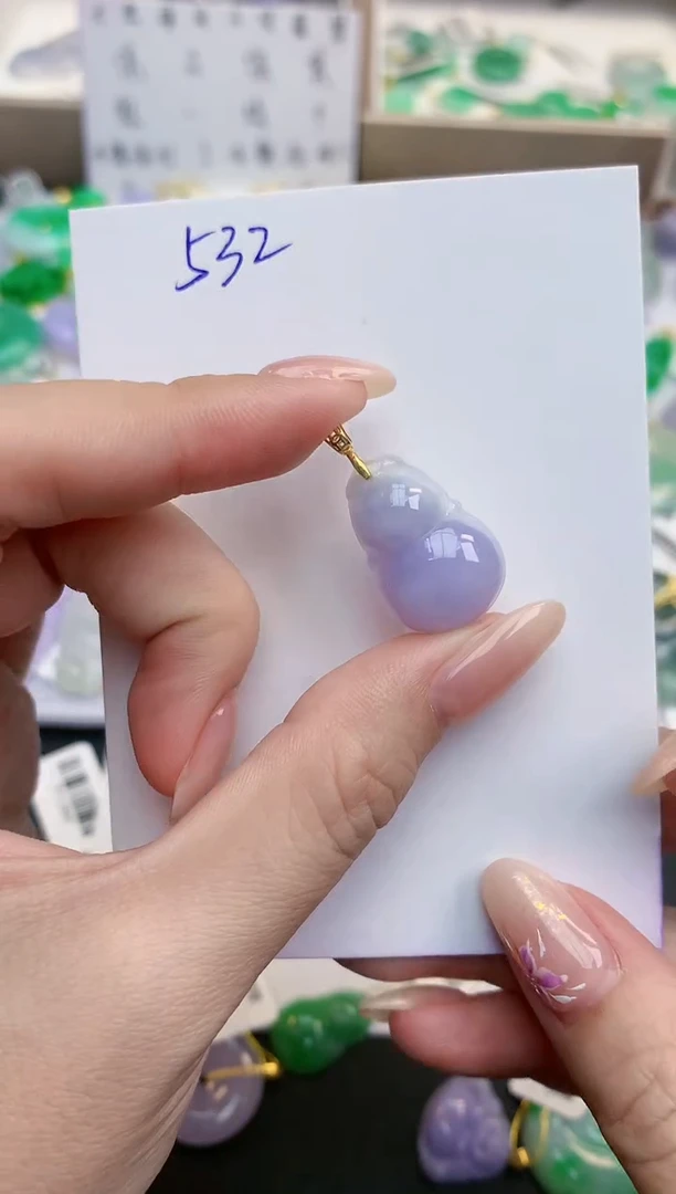颈饰未镶嵌翡翠天然缅甸A货翡翠