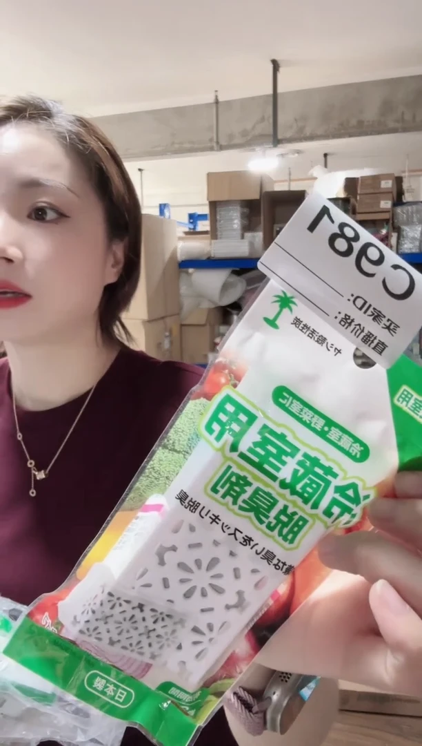 瓷片进口家用百货 冰箱除味剂一包C981