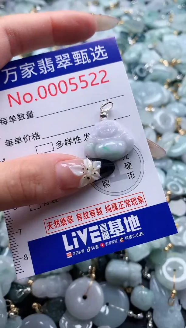 翡翠未镶嵌颈饰5522