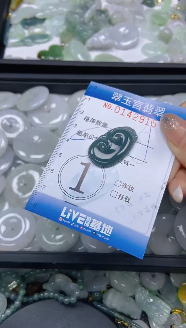 翡翠未镶嵌颈饰闪购0142915