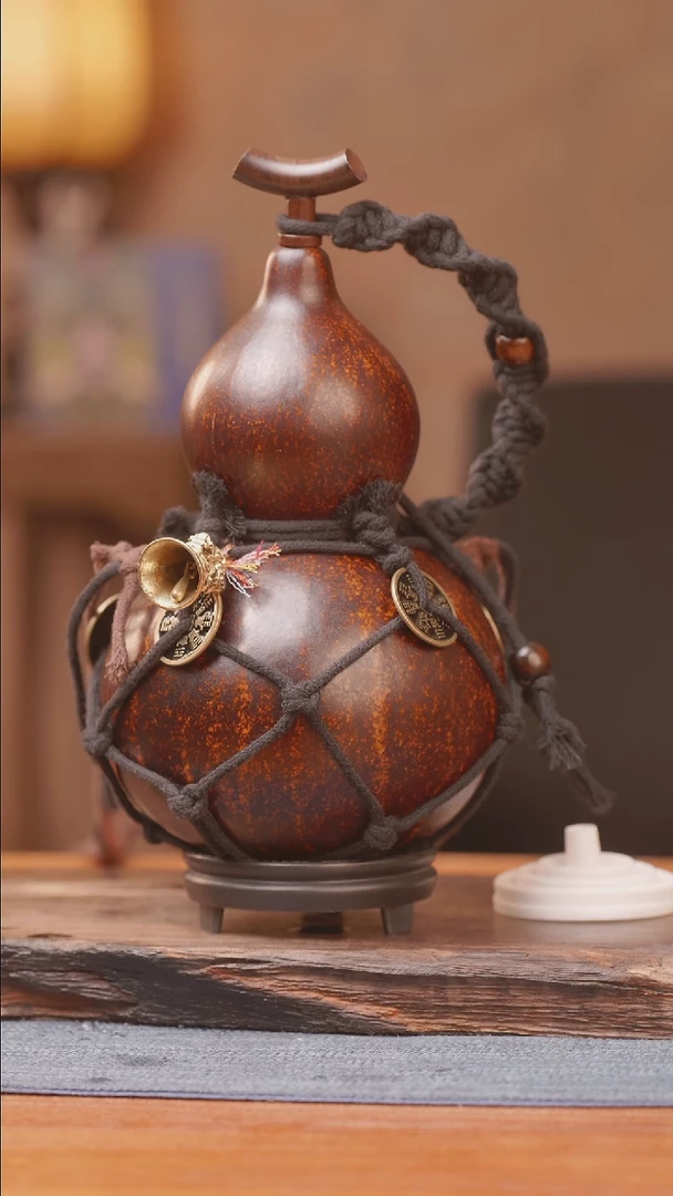 1542号链接精品大漆葫芦现货现发[一物一拍]