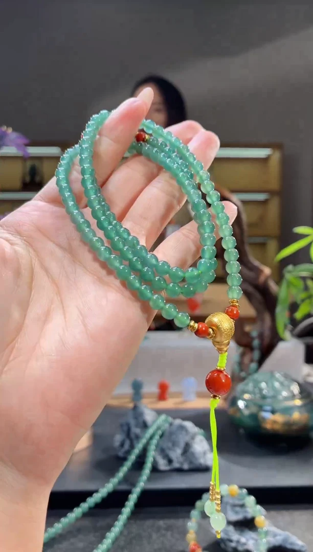 项链未镶嵌翡翠长串（多样性发其一）