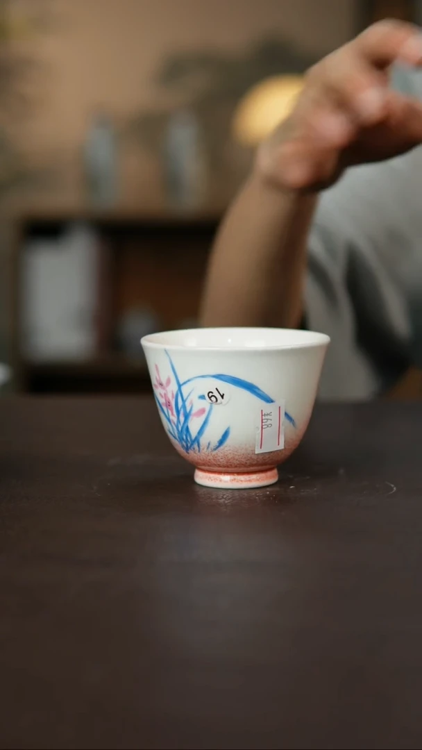 杯景德柴烧手作多人瑕疵