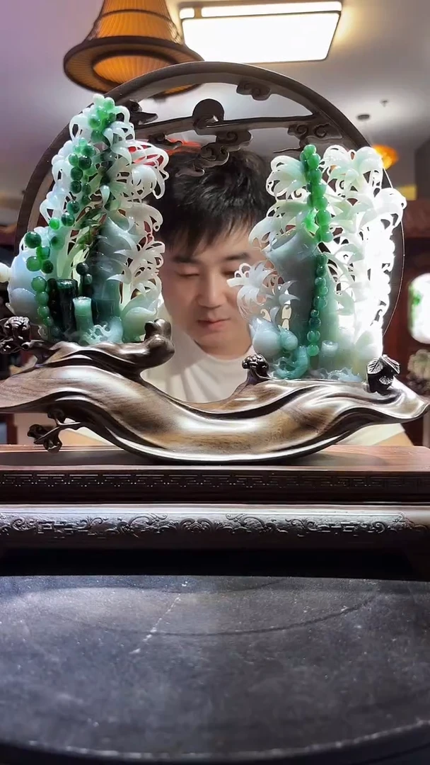 未镶嵌定制翡翠福****装08/1212/C/竹节