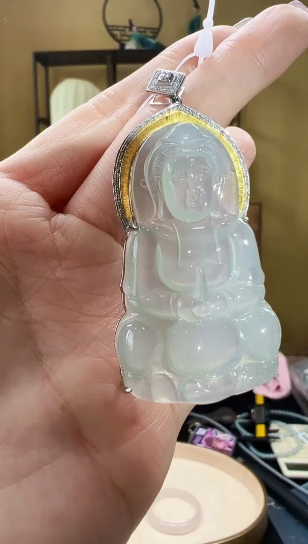 【闪购商品】翡翠颈饰18K金镶嵌DFZ0209-36